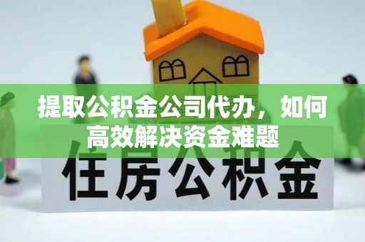 澄迈提取公积金公司代办，如何高效解决资金难题