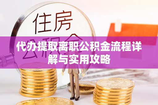 澄迈代办提取离职公积金流程详解与实用攻略