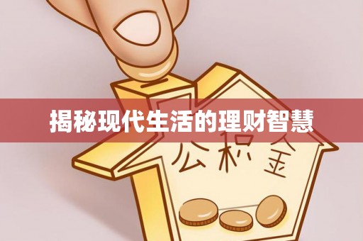 澄迈揭秘现代生活的理财智慧