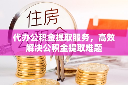 澄迈代办公积金提取服务，高效解决公积金提取难题