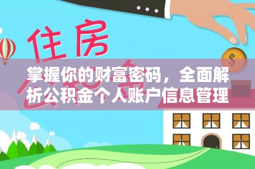 澄迈掌握你的财富密码，全面解析公积金个人账户信息管理与优化