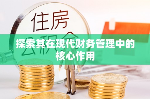 澄迈探索其在现代财务管理中的核心作用