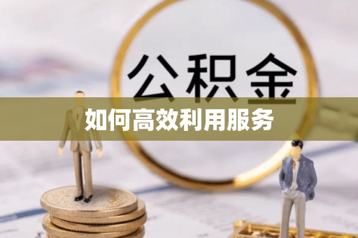 澄迈如何高效利用服务