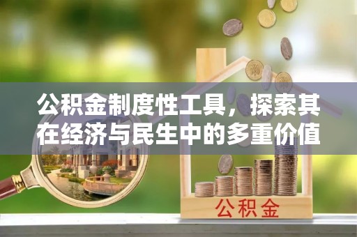 澄迈公积金制度性工具，探索其在经济与民生中的多重价值