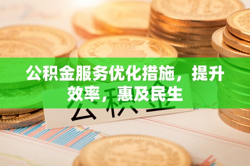 澄迈公积金服务优化措施，提升效率，惠及民生