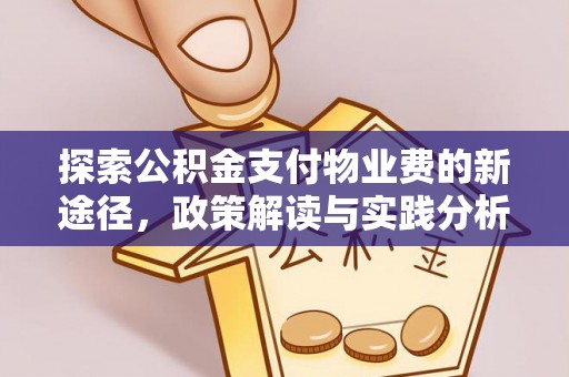 澄迈探索公积金支付物业费的新途径，政策解读与实践分析