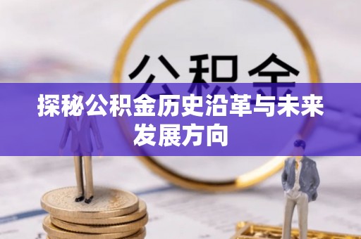 澄迈探秘公积金历史沿革与未来发展方向