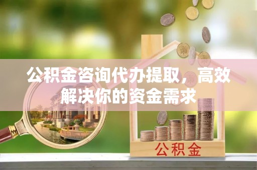 澄迈公积金咨询代办提取，高效解决你的资金需求