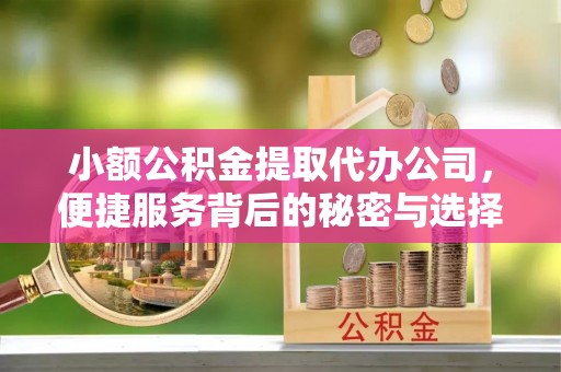 澄迈小额公积金提取代办公司，便捷服务背后的秘密与选择指南