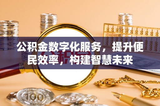 澄迈公积金数字化服务，提升便民效率，构建智慧未来