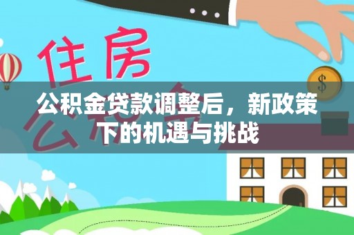澄迈公积金贷款调整后，新政策下的机遇与挑战