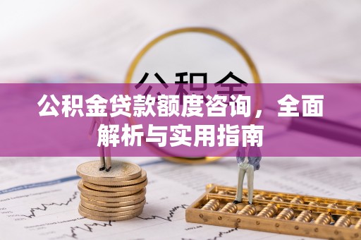 澄迈公积金贷款额度咨询，全面解析与实用指南