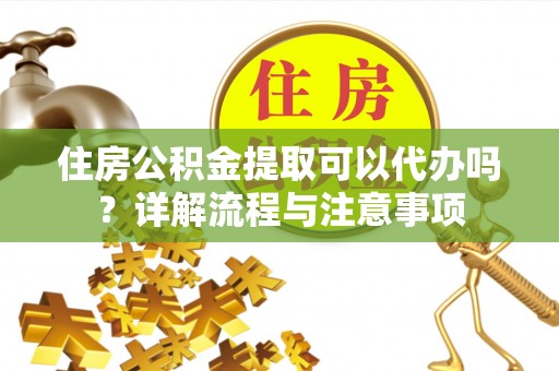 澄迈住房公积金提取可以代办吗？详解流程与注意事项