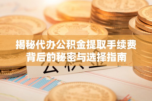 澄迈揭秘代办公积金提取手续费背后的秘密与选择指南
