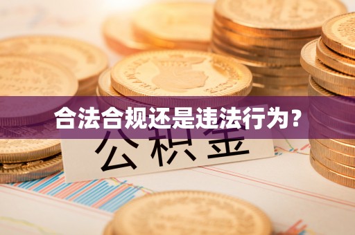 澄迈合法合规还是违法行为？